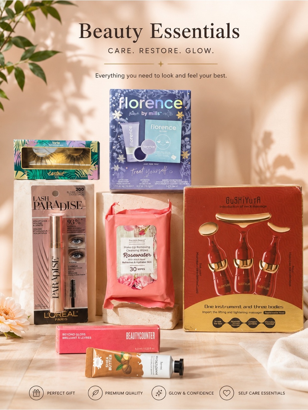 7 pc Beauty Essentials Gift Set